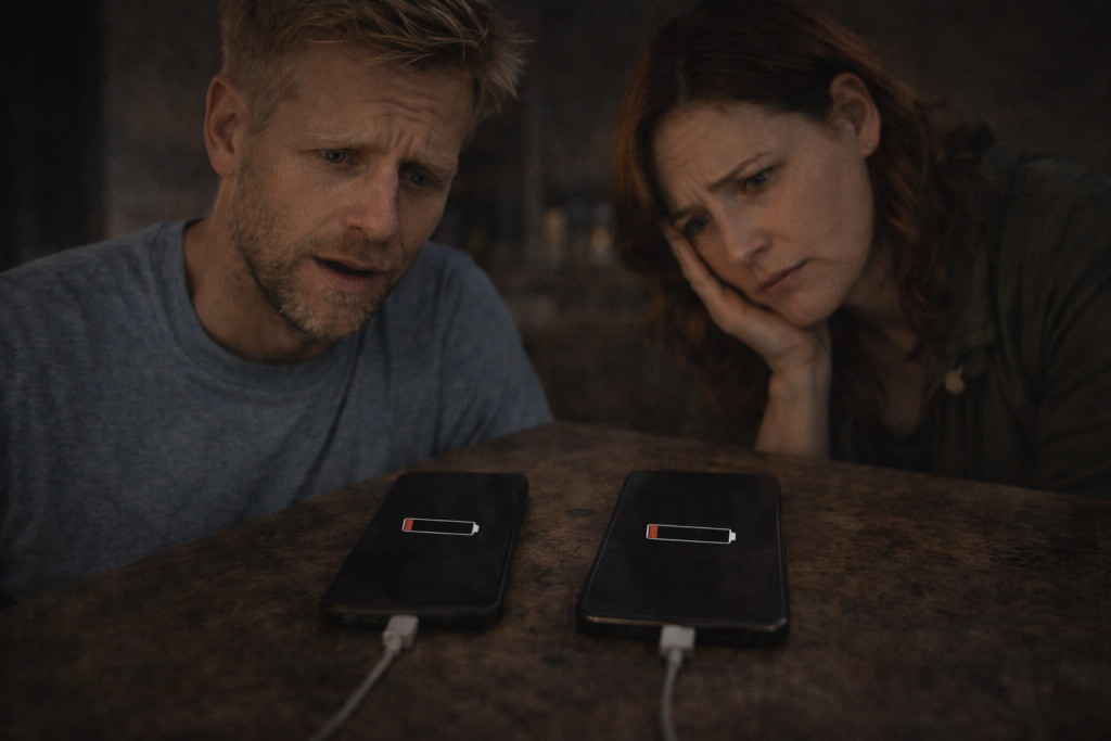 Phone batteries die.